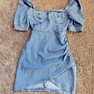 Denim Mini Dress (Never been worn)